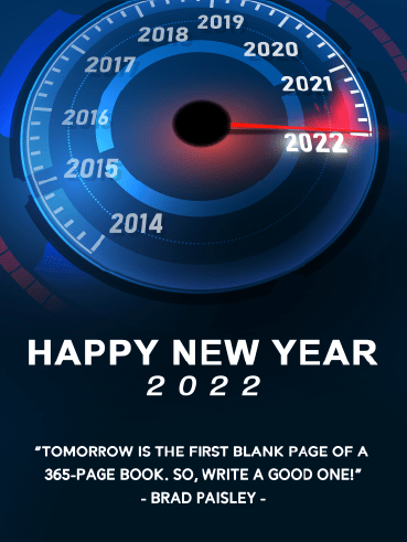 First Blank Page - New Year