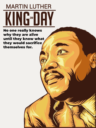 Great Sacrifice – Martin Luther King Jr. Day Cards