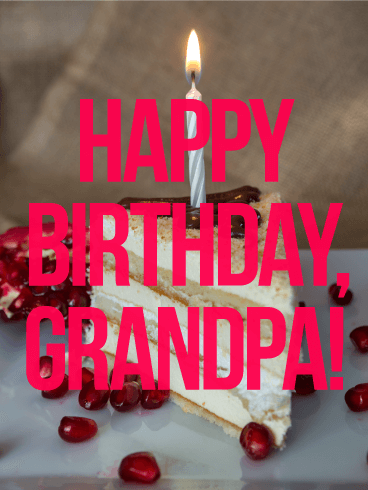 Happy Birthday Grandpa Card