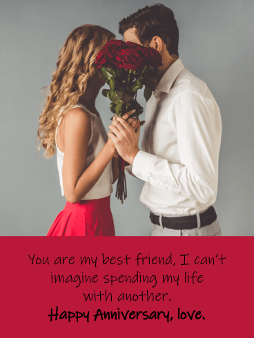 Best Friends in Love – Happy Anniversary Card