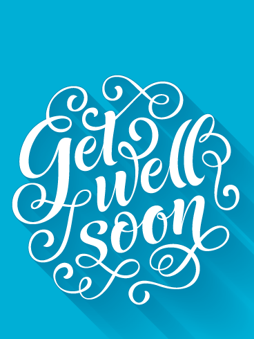 Cursive Healing – Get Well Card 