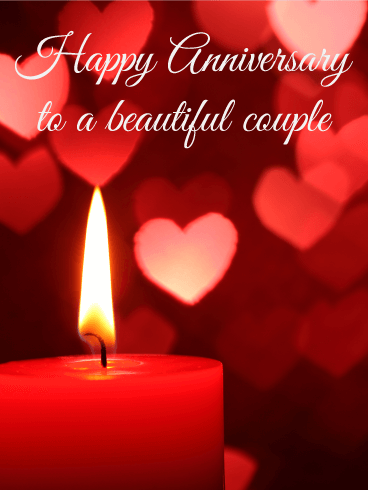 What a Romantic Night - Happy Anniversary Card