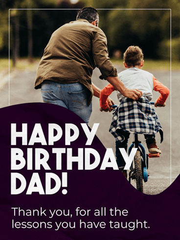 Lessons Learnt – Birthday Cards for Father