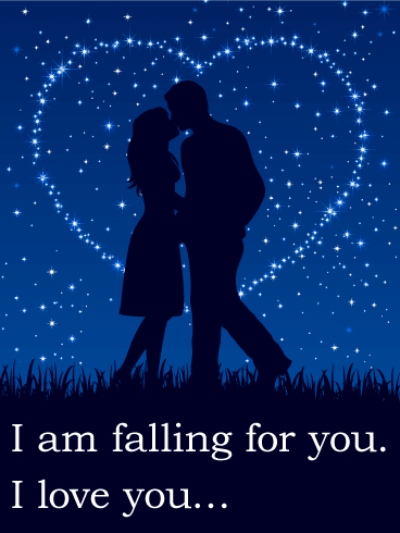 I am Falling for You - Love Card